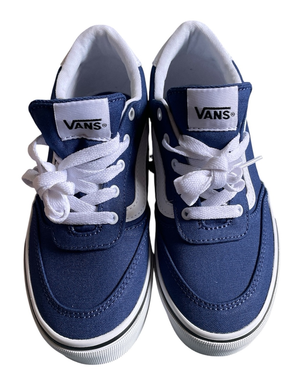 Vans Brooklyn LS Sneakers – Youth Size 3 – New w/ Box Blue/white Unisex
